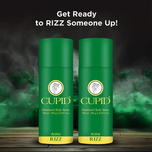 Cupid Rizz Deodorant Body Spray – 150ml (Pack of 2)