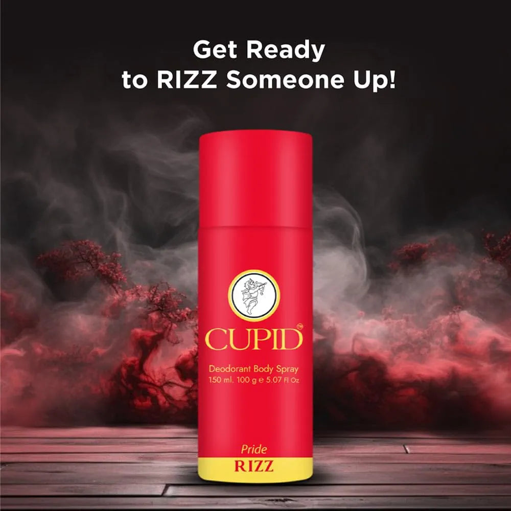 Cupid RIZZ Deo Spray for Men - 150ml Each