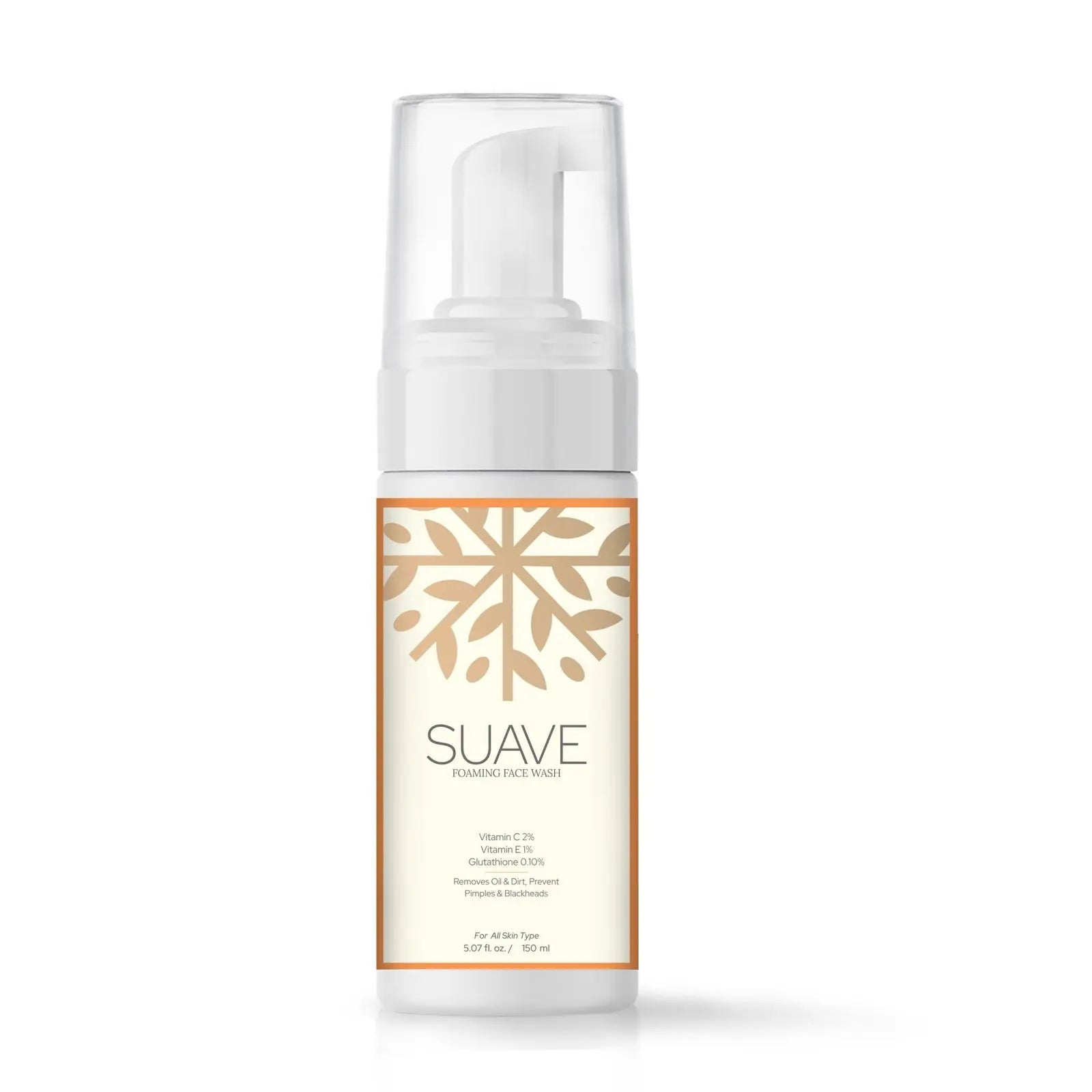 Akasa Suave Foaming Facewash 150ml – Gentle Deep Cleanser